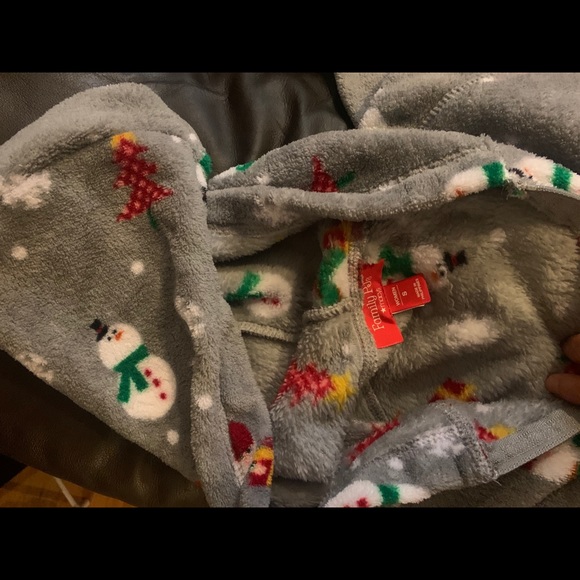 Toddler Onesie pjs one piece fleece snowman 2t 3t - Picture 2 of 5